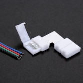 10 Pack White L Shap...